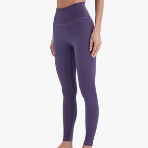 Women’s High Rise Leggings Full Length Yoga Pants with Tummy Control Waistband